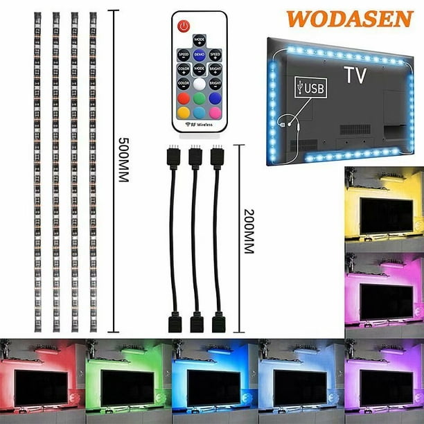 USB RGB 5050 LED Bias Lighting Strip For TV LCD HDTV Monitor Background Light US USB RGB 5050 LED Bias Lighting Strip For TV LCD HDTV Monitor Background Light US